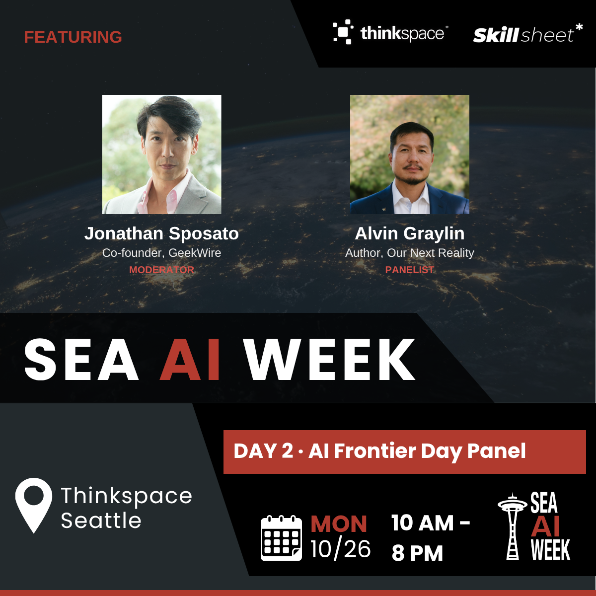 [SEA AI WEEK] Fireside chat: The Frontier of AI + Lunch