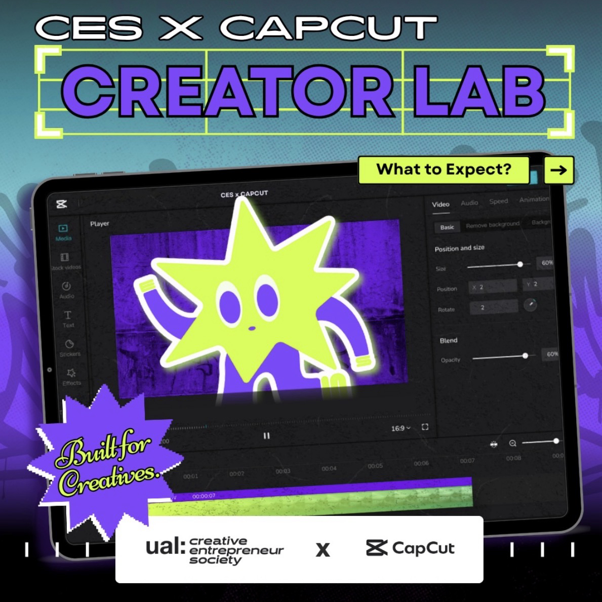 Cover art for #CES x Capcut Creator's Lab | Exclusive at their HQ — London, United Kingdom