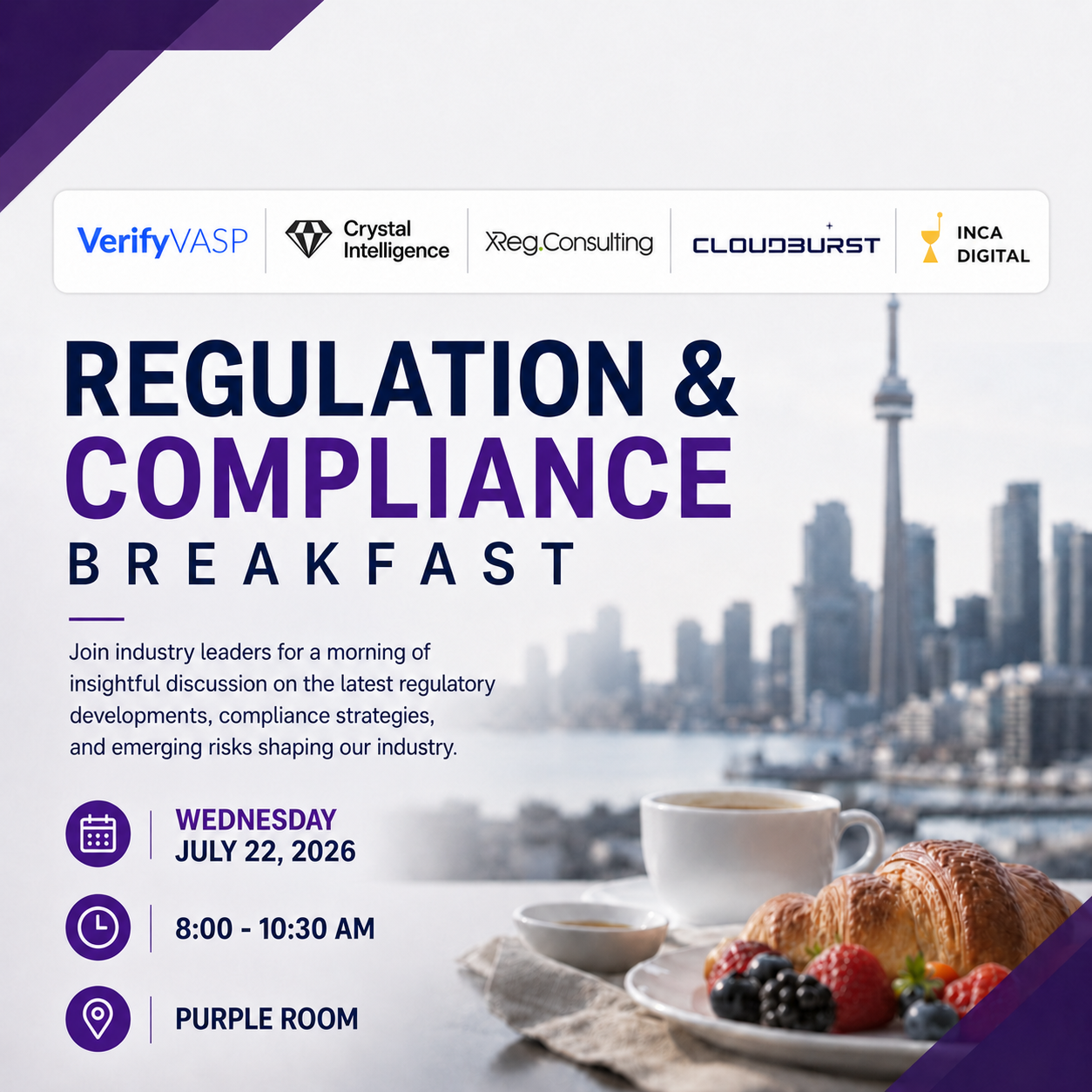 Regulation & Compliance Breakfast @ Futurist