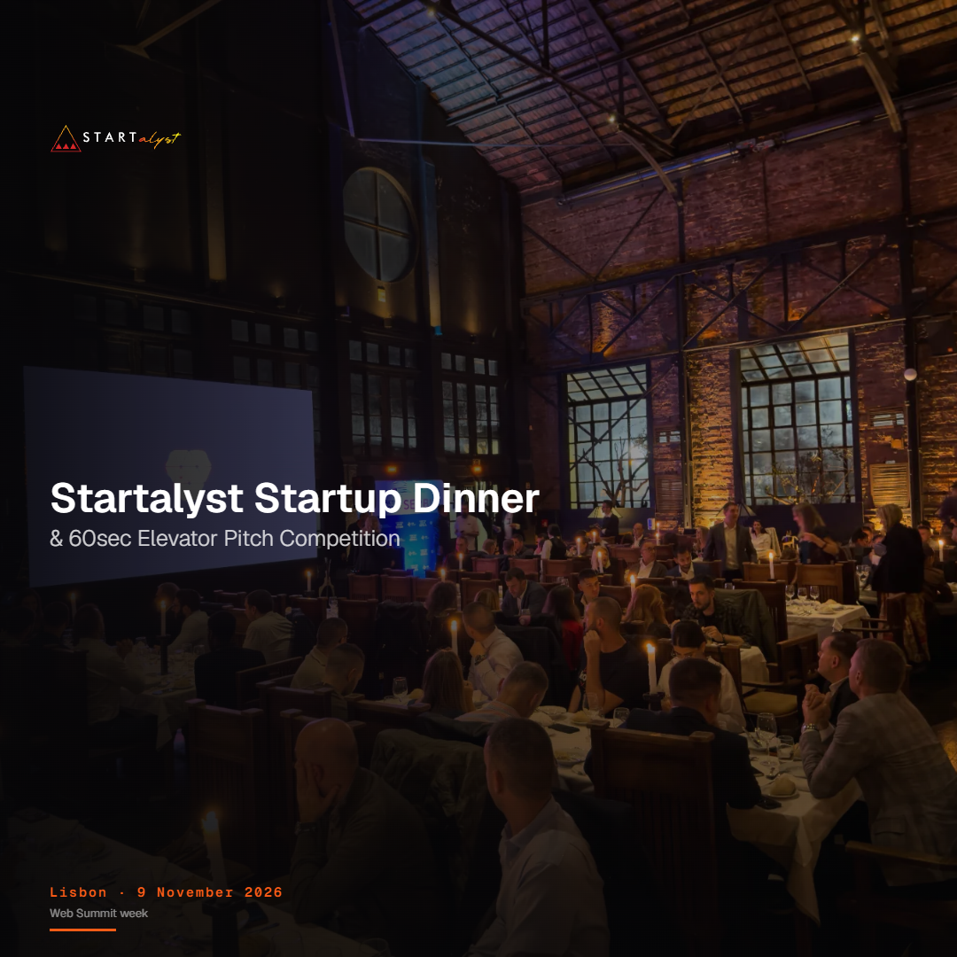 🔺Startalyst - The Biggest Startup Dinner & 60sec Elevator Pitch of Web Summit Week!