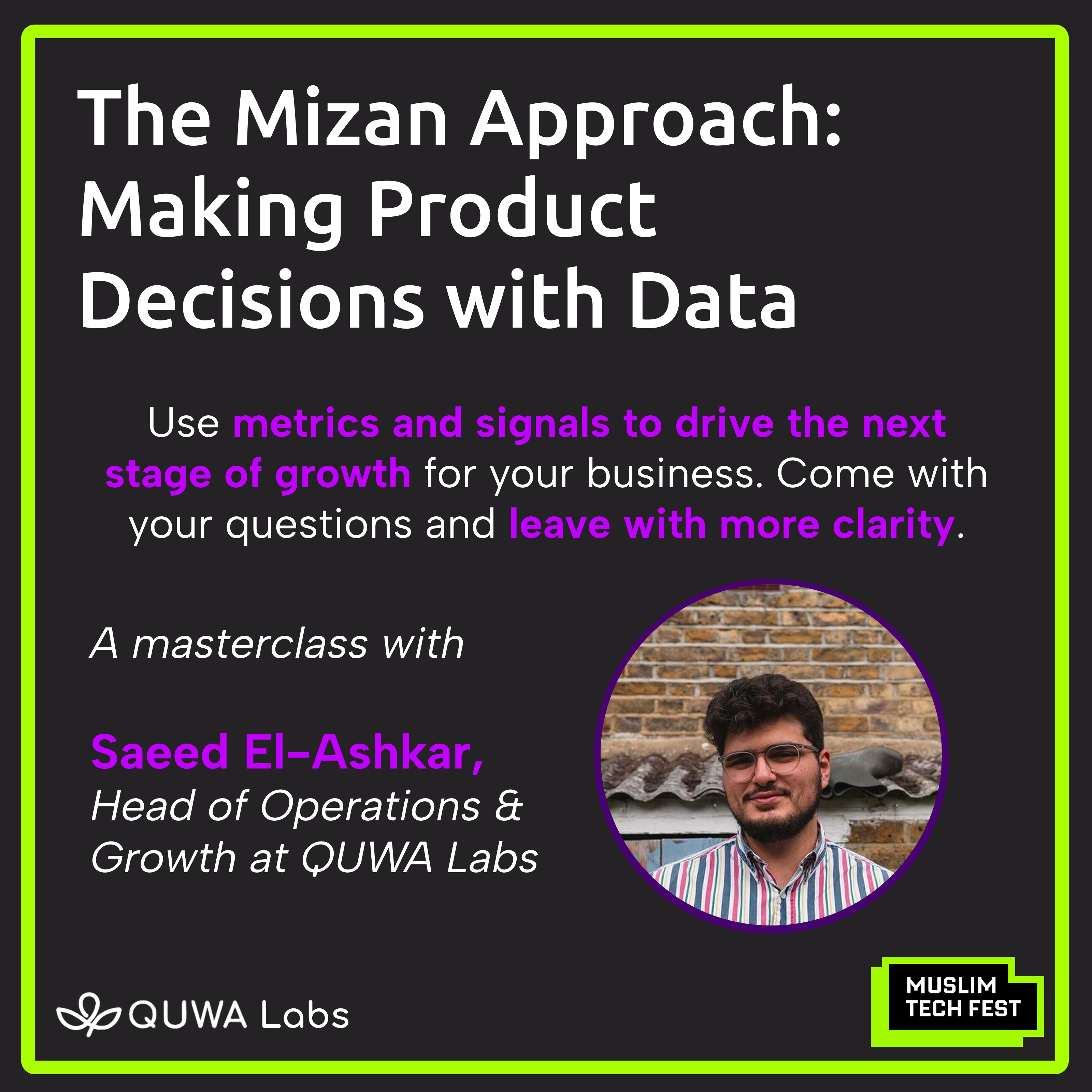 Cover art for #The Mizan Approach: Making Product Decisions with Data — Oxford House Bethnal Green