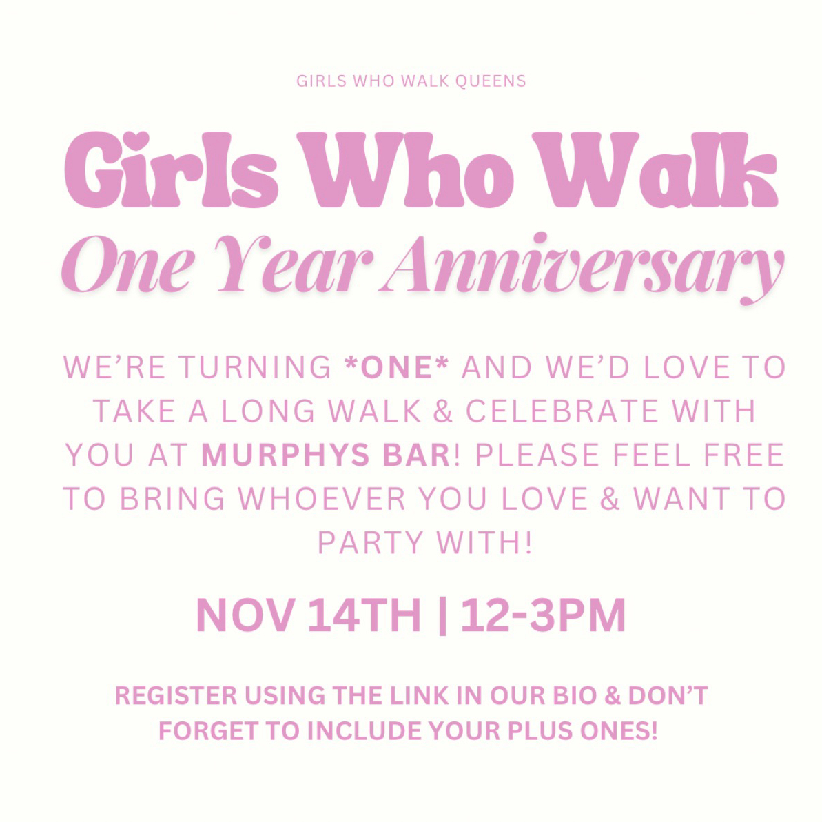 GWWQ Turns ONE!