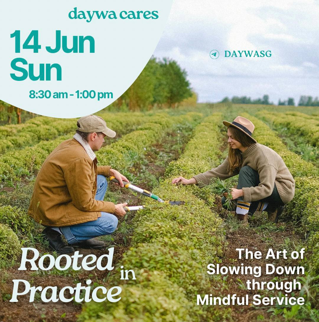 Cover art for #DAYWA Cares June 2026 - Rooted in Practice — Khatib MRT Station (NS14)