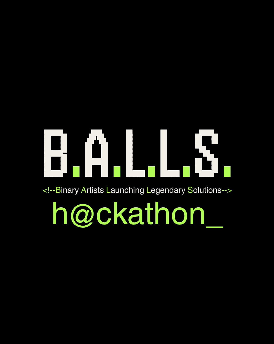 B.A.L.L.S. hackathon
