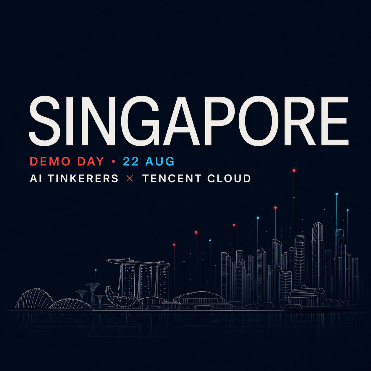 Hackathon AI Tinkerers x Tencent Cloud : Journée de démonstration à Singapour