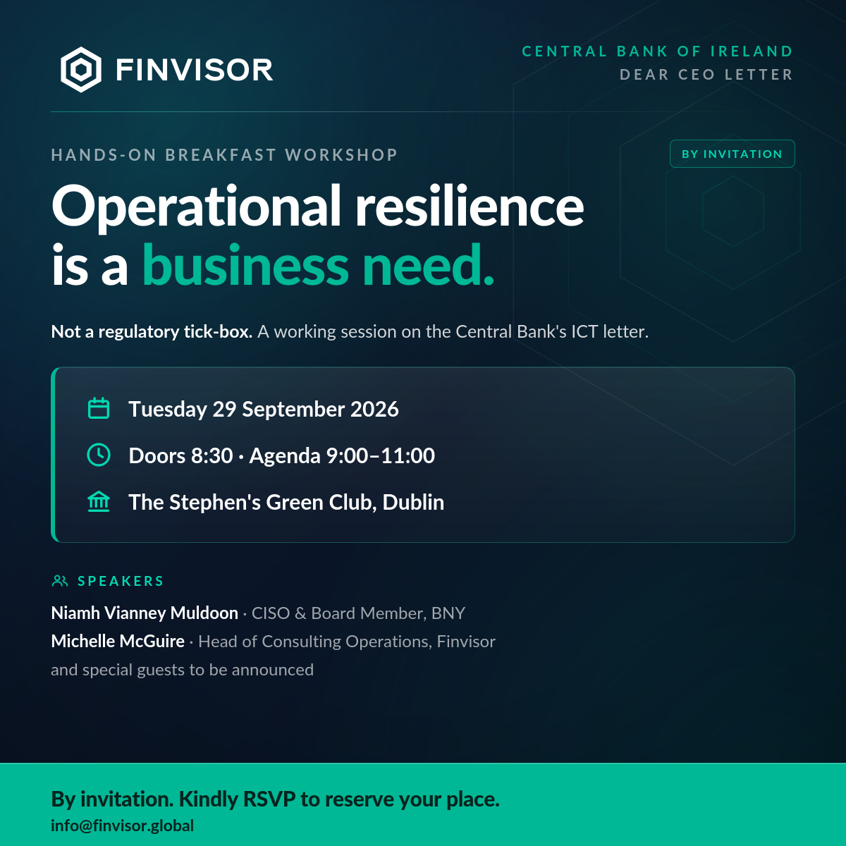 Finvisor | Operational Resilience Is A Business Need
