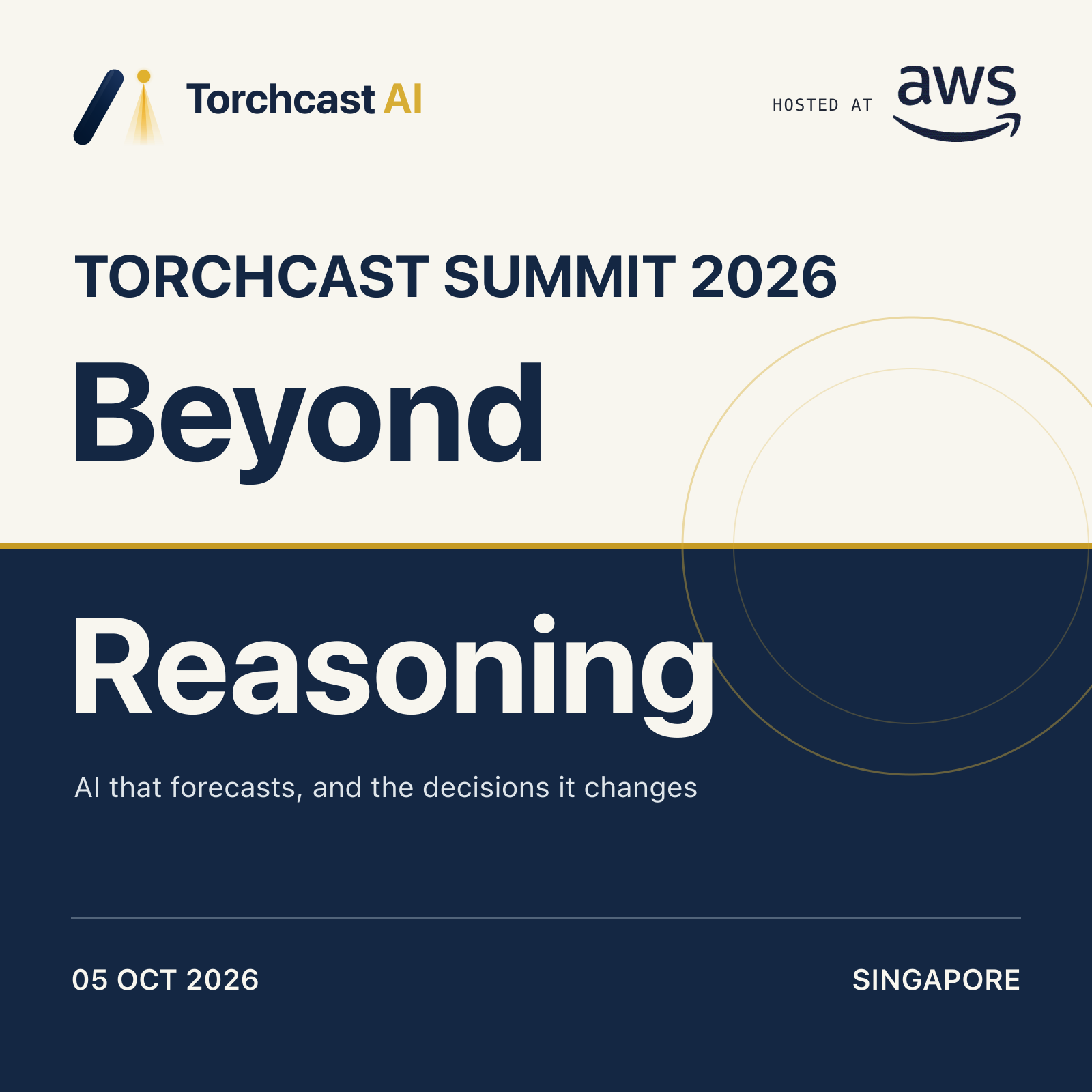 Torchcast Summit 2026 Beyond Reasoning