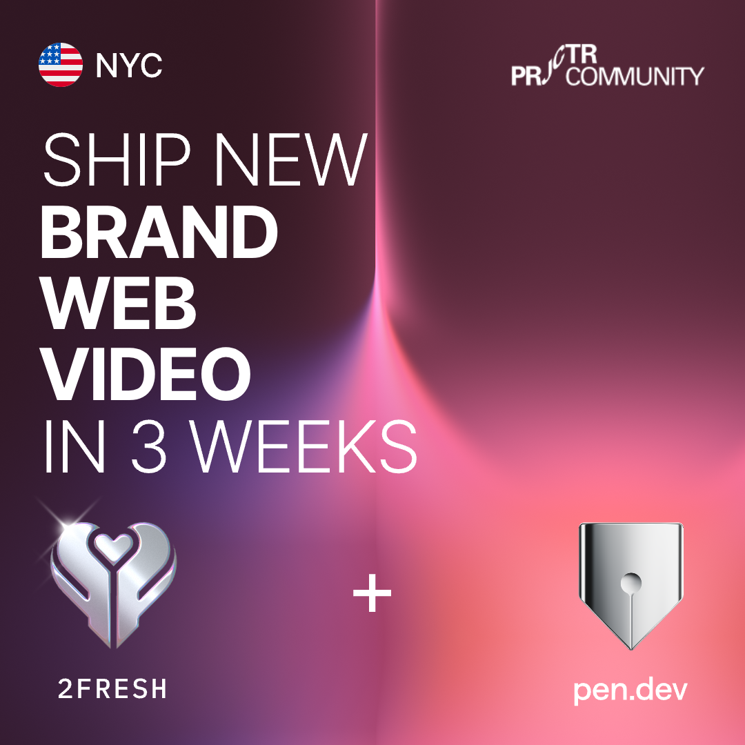 Learn AI workflows to deliver a brand, website and launch video in three weeks: the pen.dev case study