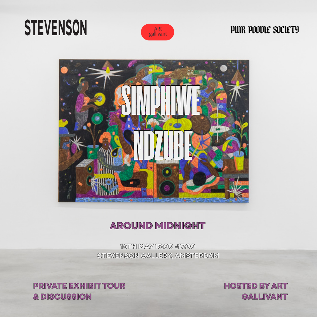 Amsterdam | Private Exhibition Tour, Wine & Discussion | Simphiwe Ndzube