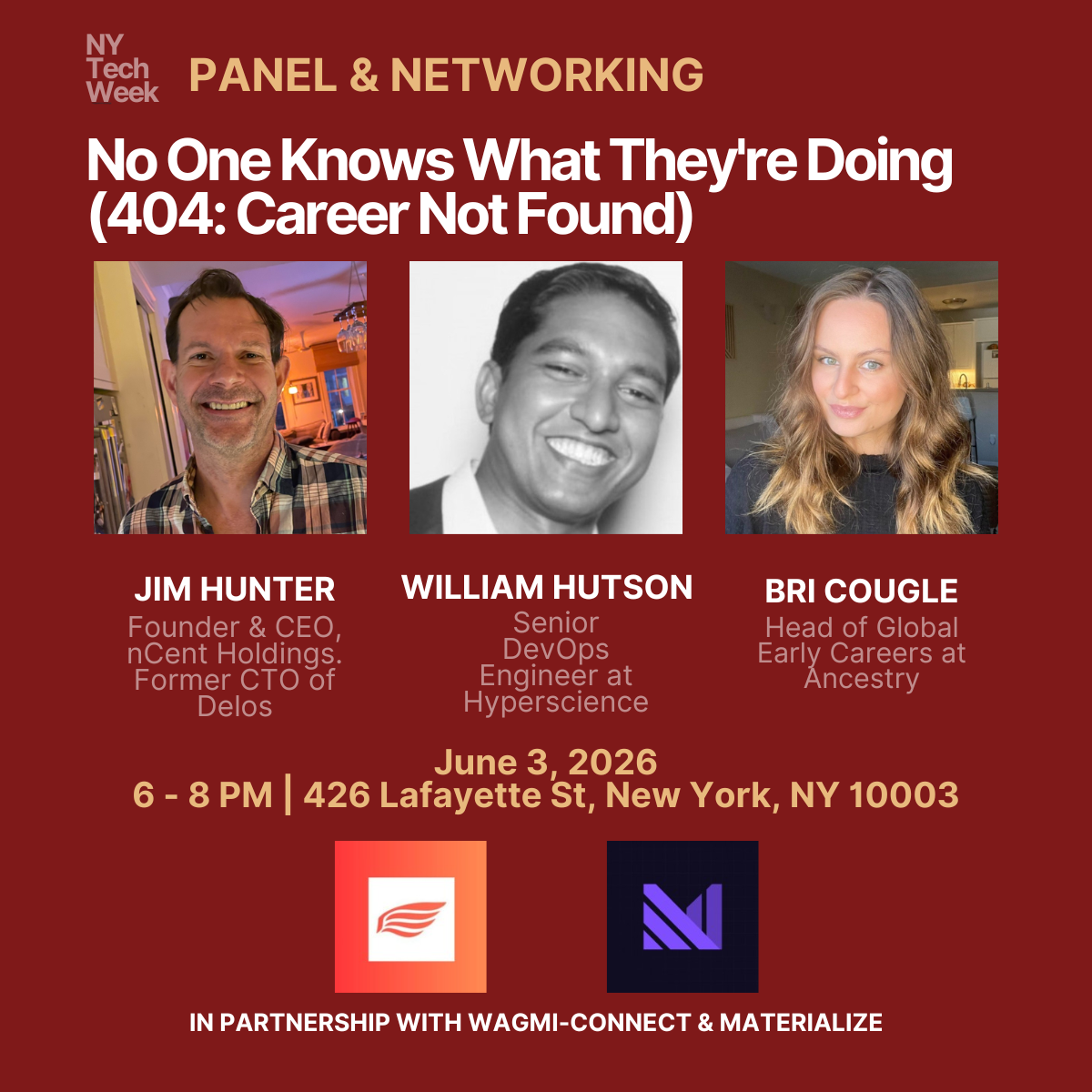 Cover art for #No One Knows What They're Doing (404: Career Not Found) | NY Tech Week — New York, NY