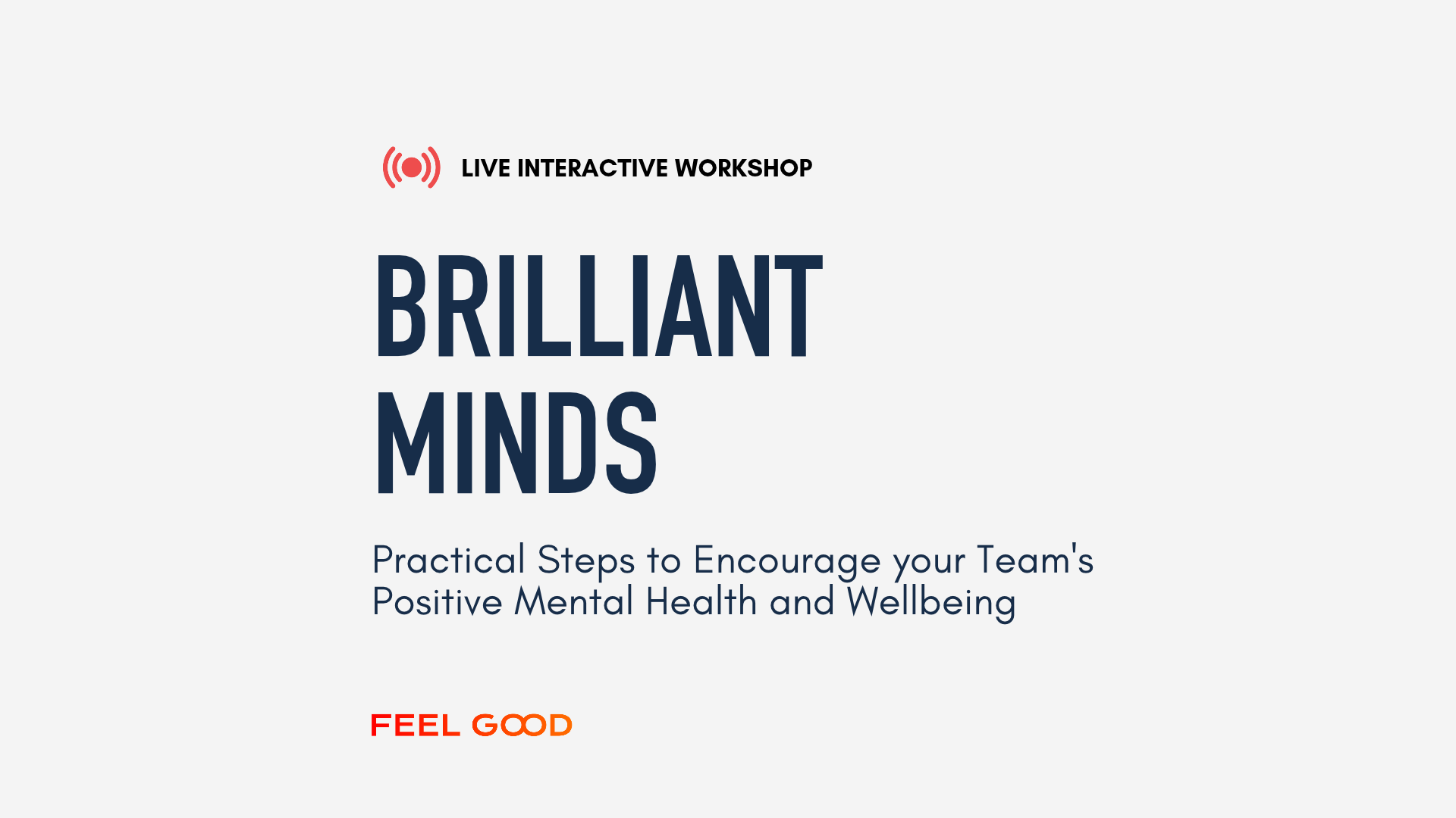Brilliant Minds Mental Health training - 1CP in person