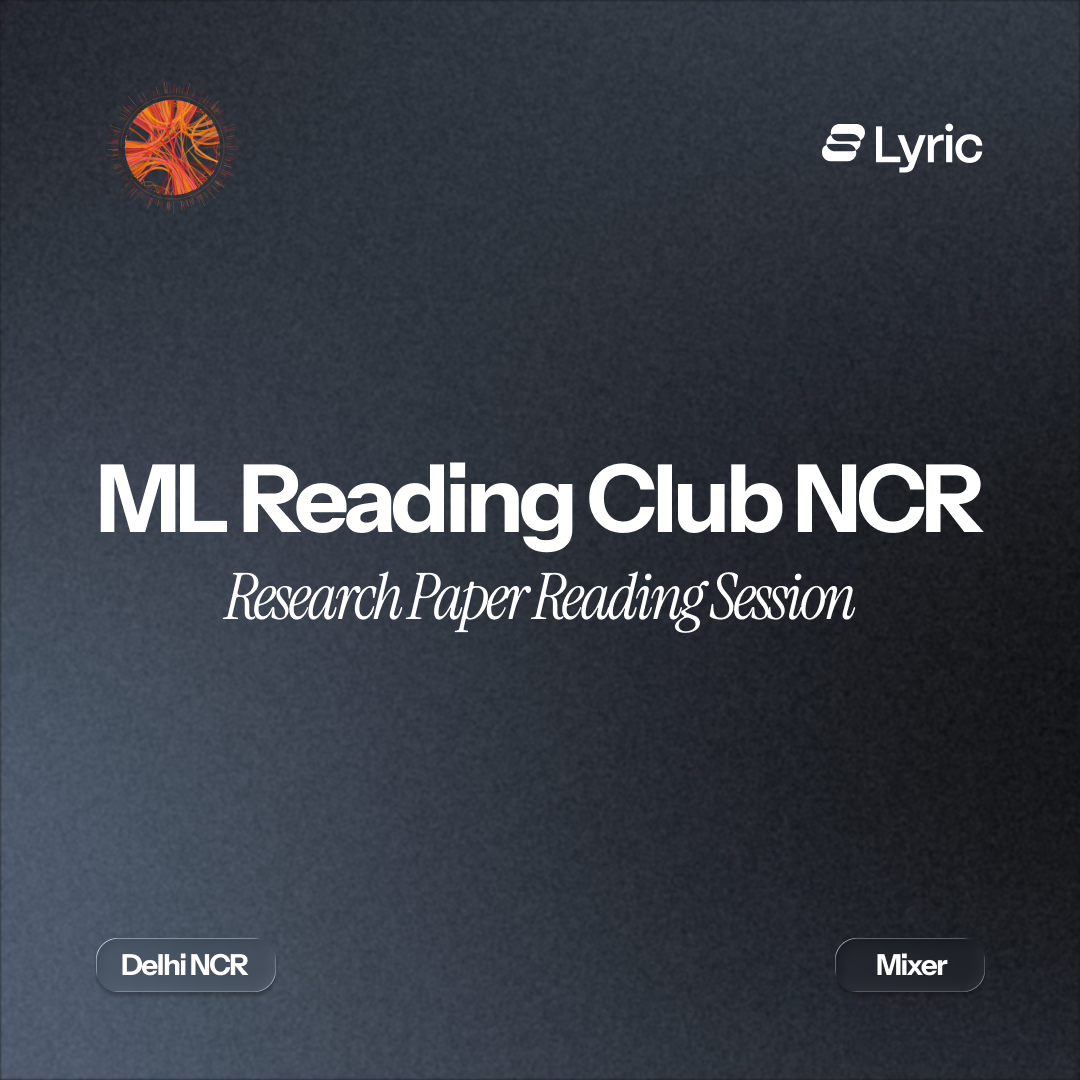 Club de Lecture ML NCR | Session de Lecture de Document de Recherche