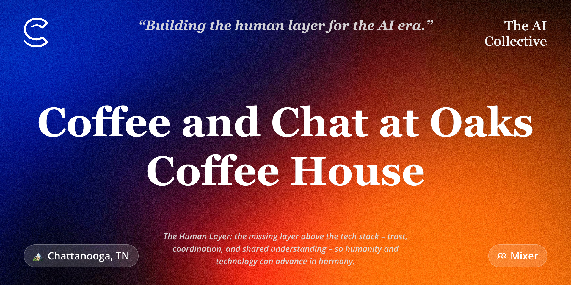 Coffee/Lunch + AI Chats (w/ The AI Collective Chattanooga)