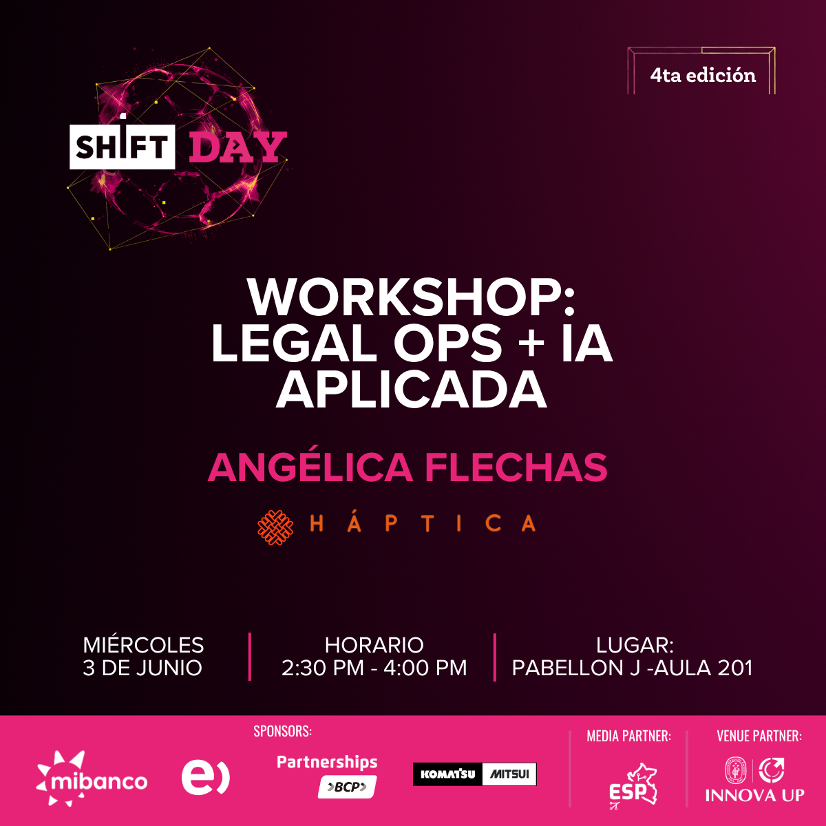 SHIFT DAY | Workshop: Legal Ops + IA aplicada