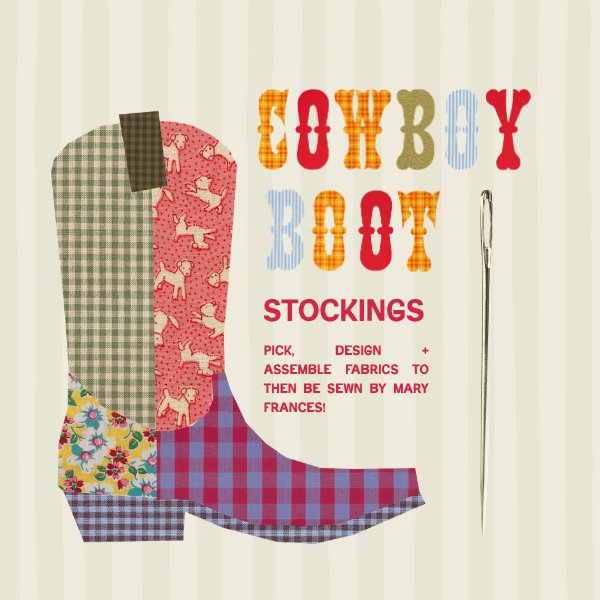 Cowboy Boot Stocking Studio Series