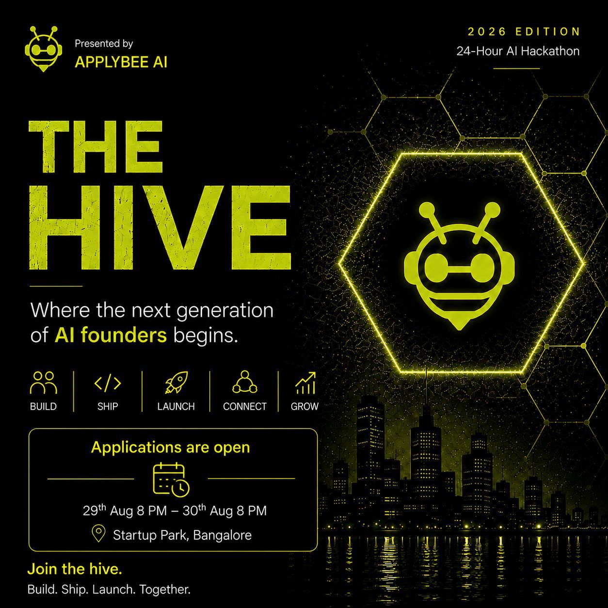 The Hive | ApplyBee Hackathon 2026 — AI Builder Sprint