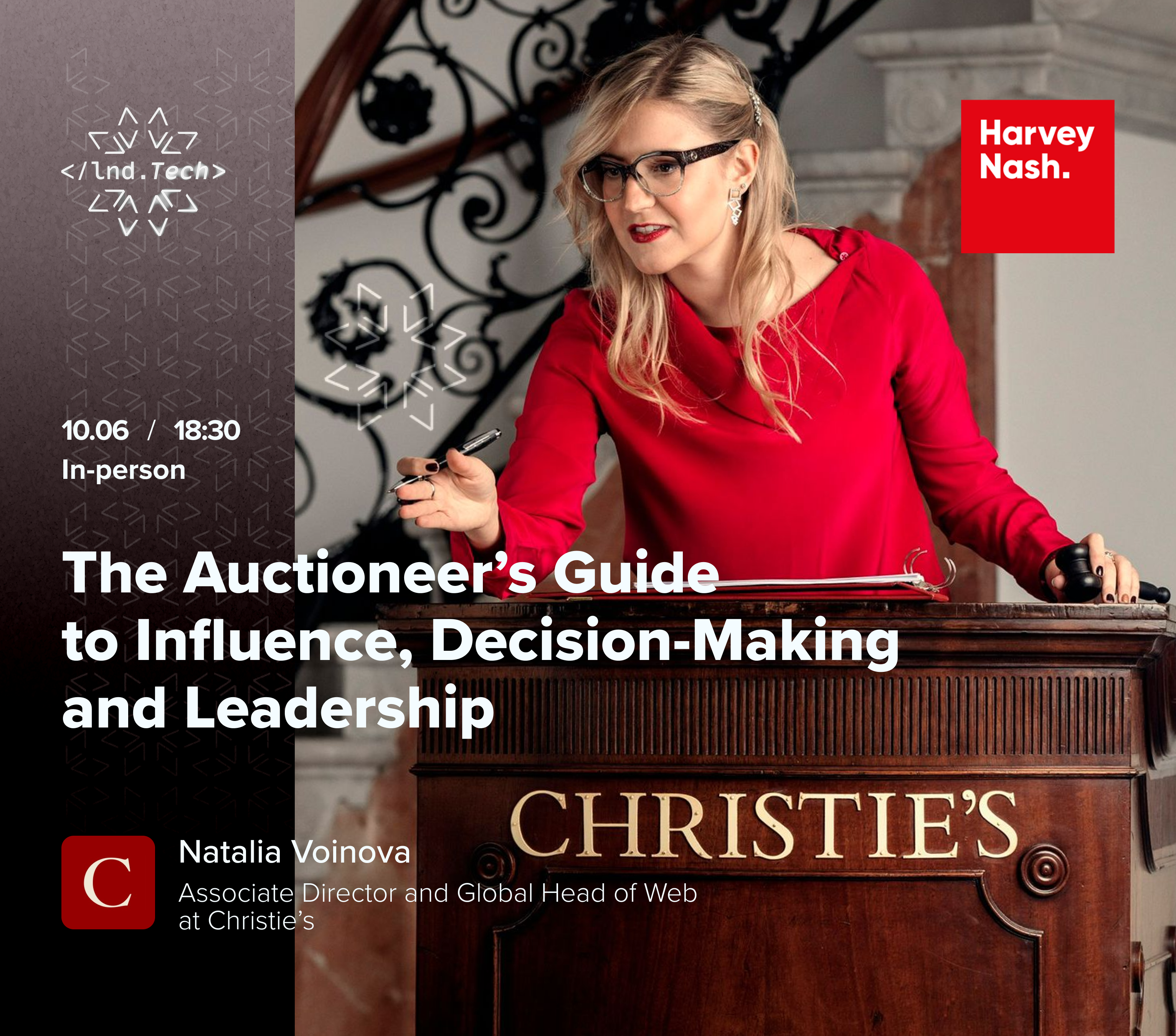 Cover art for #The Auctioneer’s Guide to Influence, Decision-Making and Leadership — 10 Throgmorton Ave, Greater