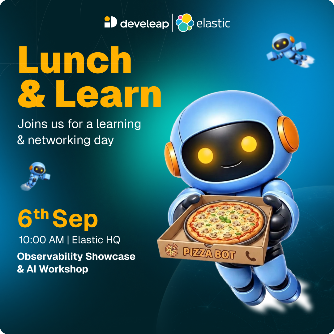 Almuerzo y Aprende de Elastic & Develeap