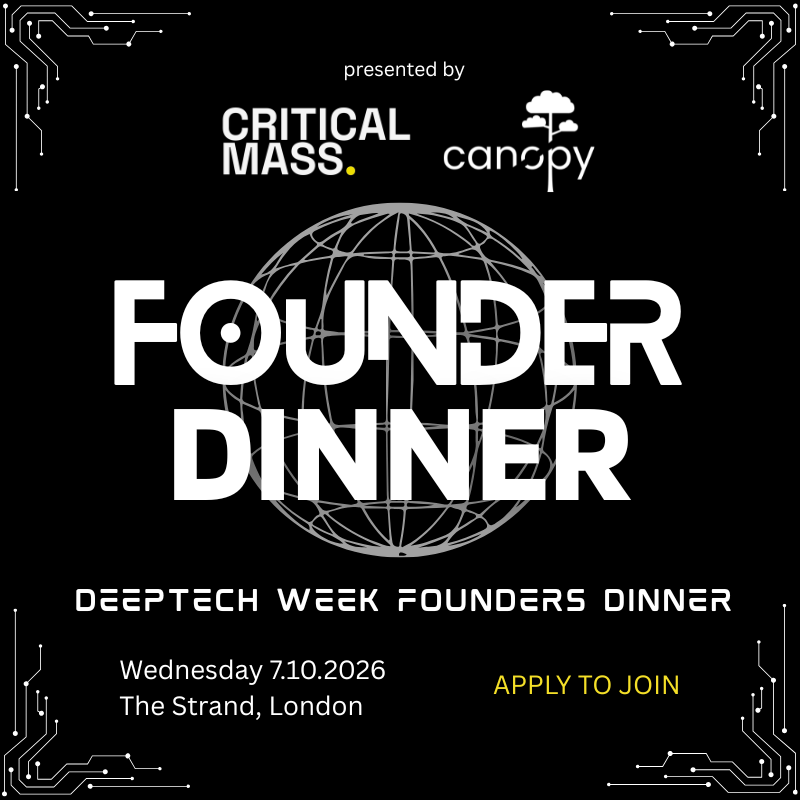 Deeptech Week Founders Dinner with Canopy