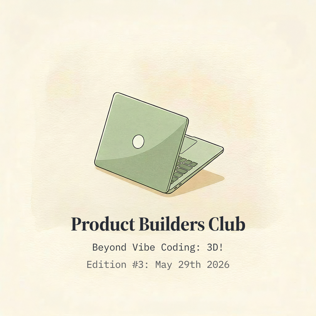 Cover art for #Beyond Vibe Coding: Let's Build 3D Apps You Can Control — New York, NY