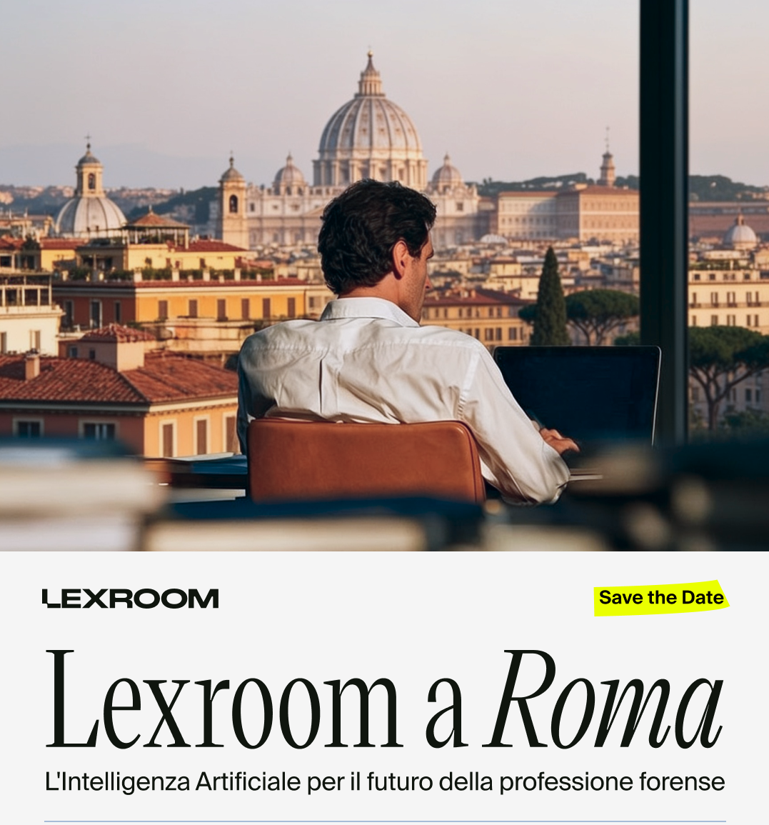 Lexroom en Roma: Inteligencia Artificial para el Futuro de la Profesión Legal