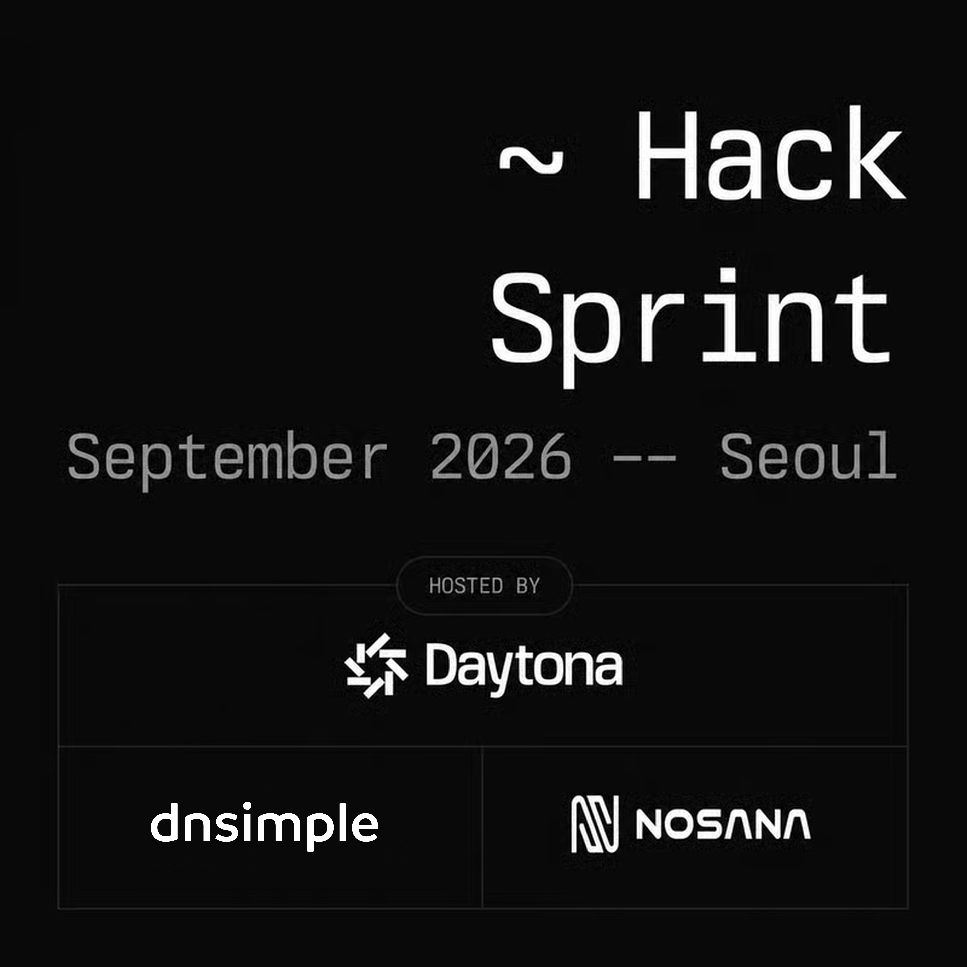 Daytona HackSprint Seoul 해커톤
