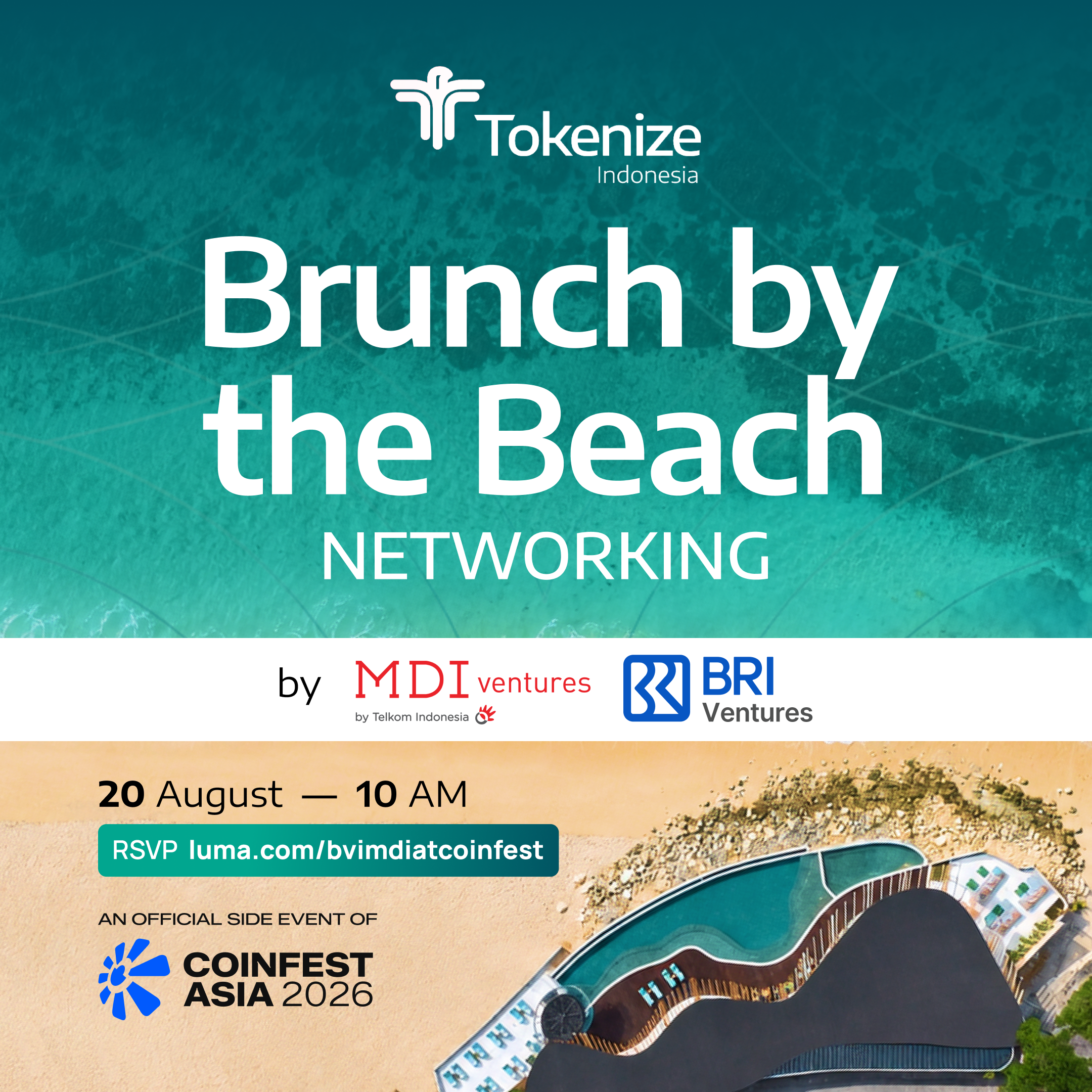 Tokenize Indonesia Brunch by The Beach Networking