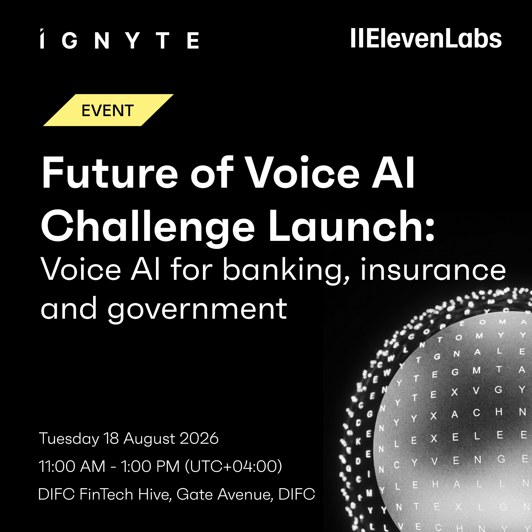 Challenge Launch: Voice AI for Government, Banking and Insurance