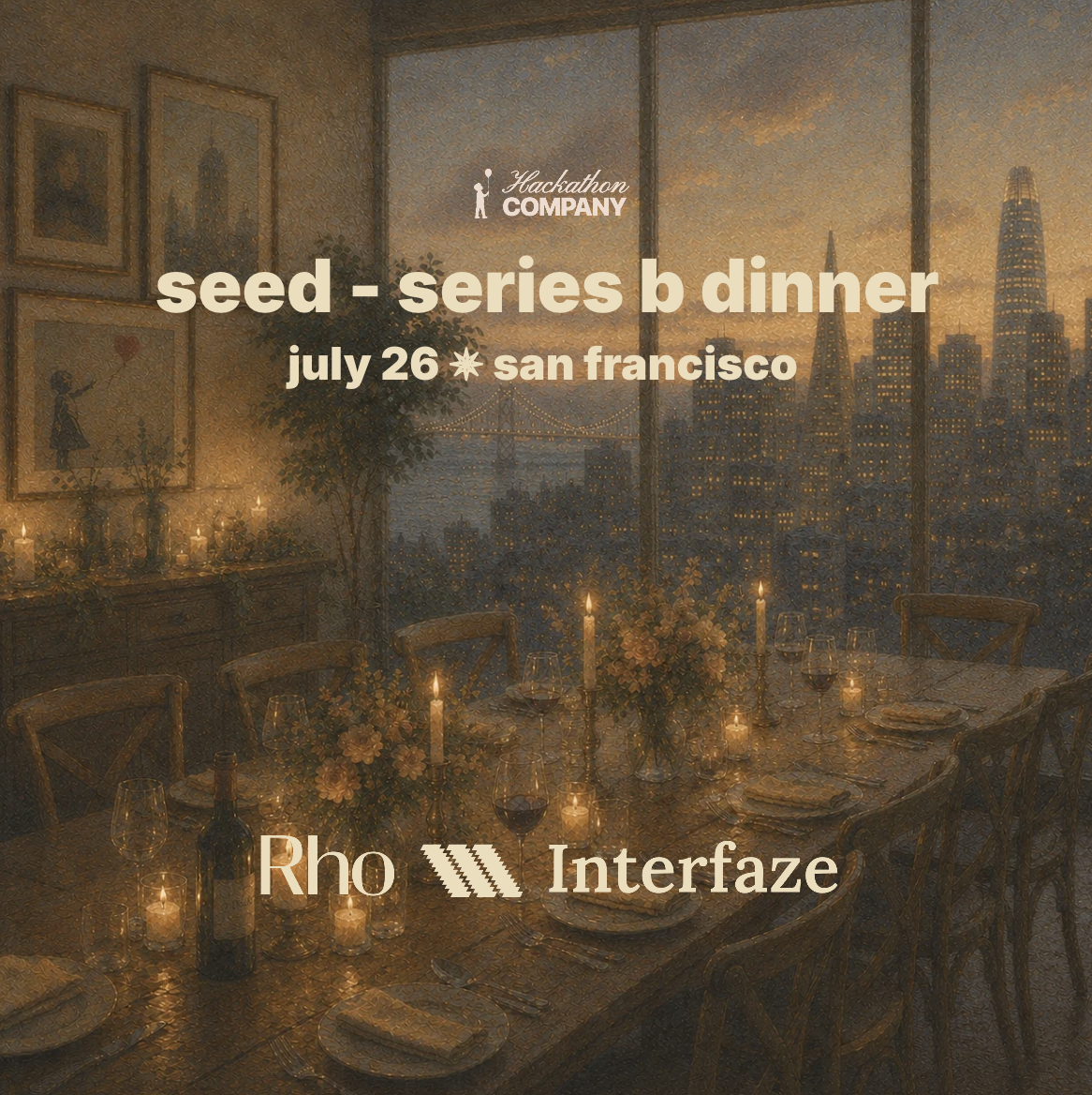 Seed - Series B CTO Dinner | Rho & Interfaze (YC SP26)
