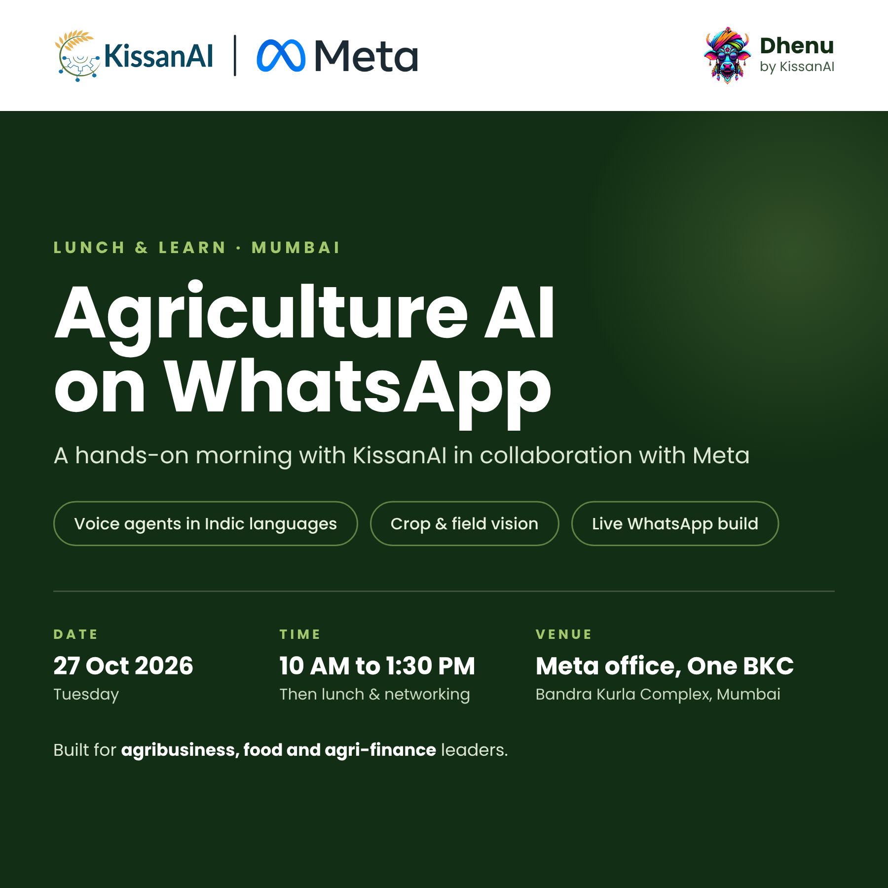 Agriculture AI on WhatsApp