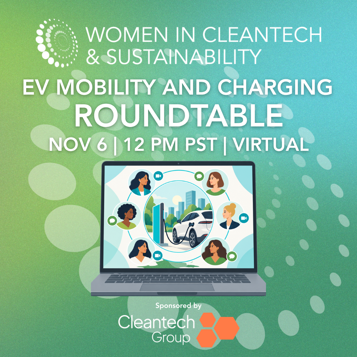 EV Mobility and Charging Roundtable event graphic