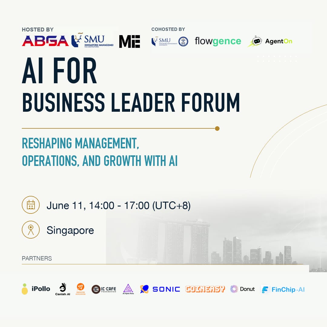 Cover art for #AI for Business Leaders Forum @ SuperAI 2026 — Singapore Management University