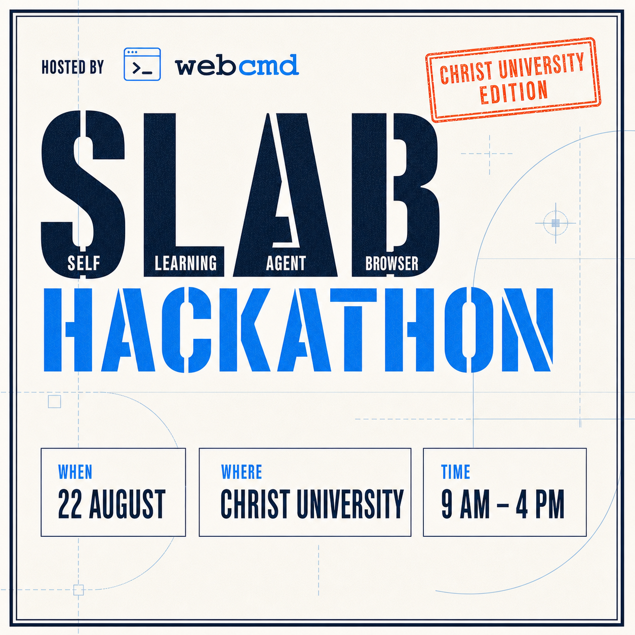 SLAB Hackathon - Christ Uni Edition