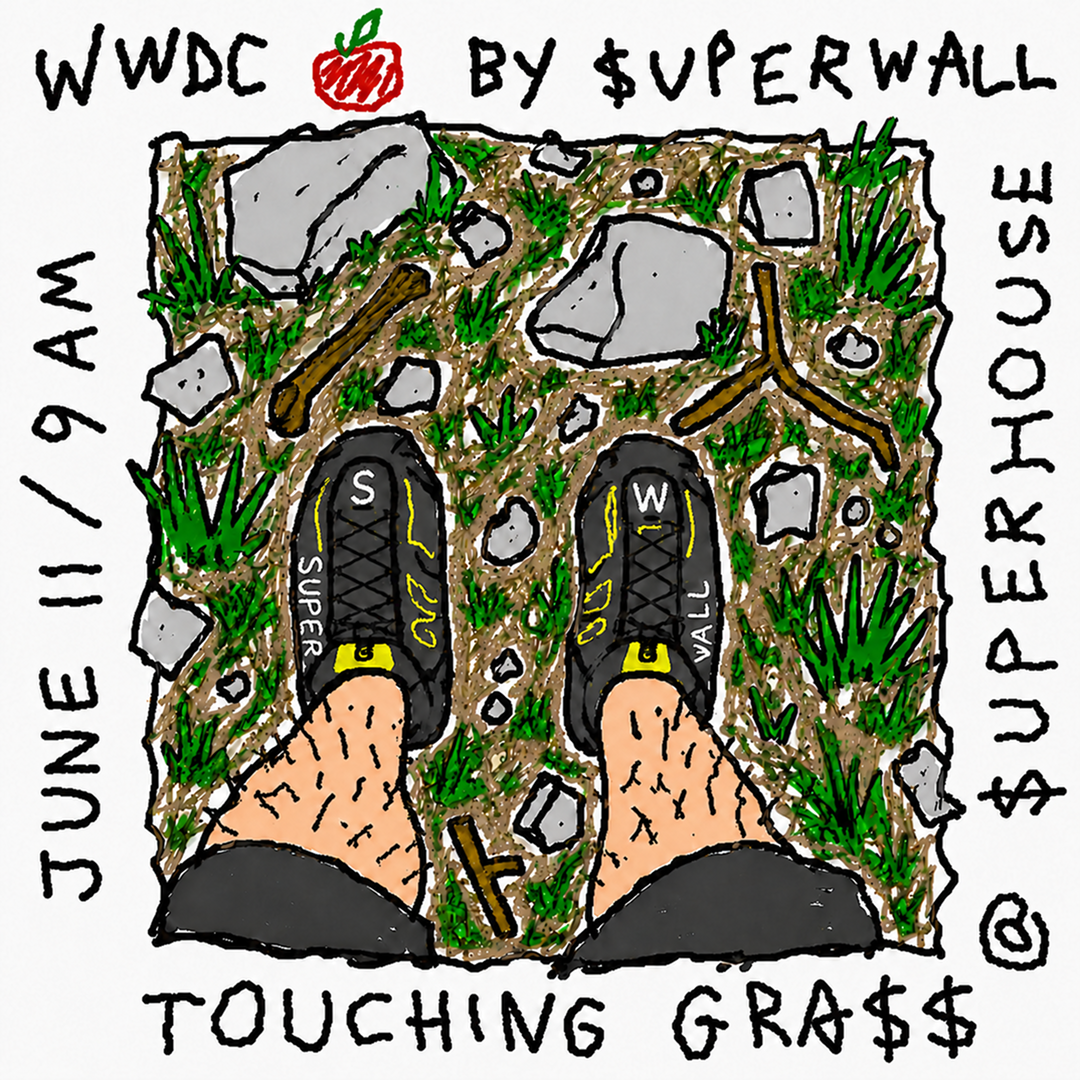 Cover art for #Touching Grass with Superwall - WWDC — San Jose, CA