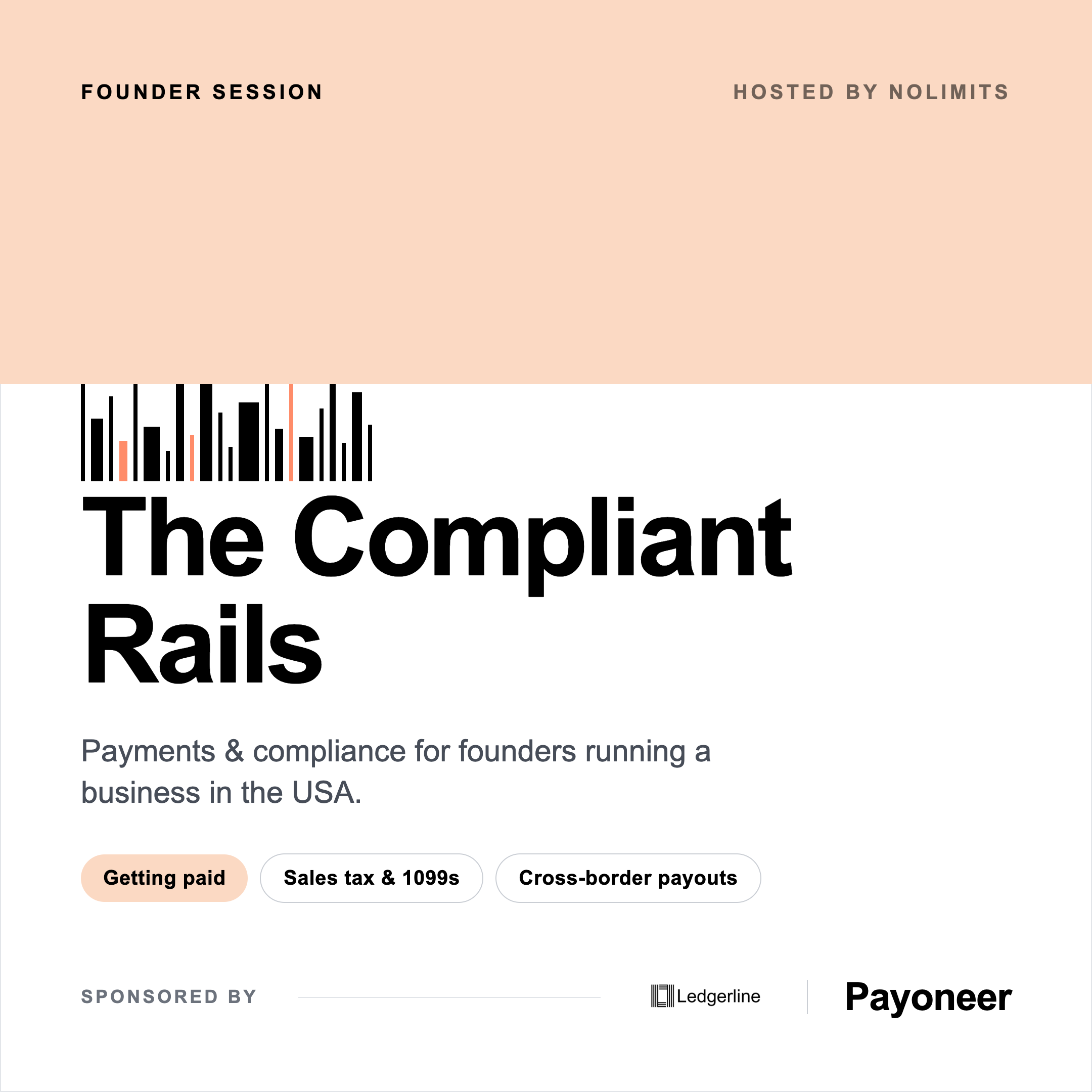 Getting Paid by US Customers: A Closed founders gathering with Payoneer + Ledgerline