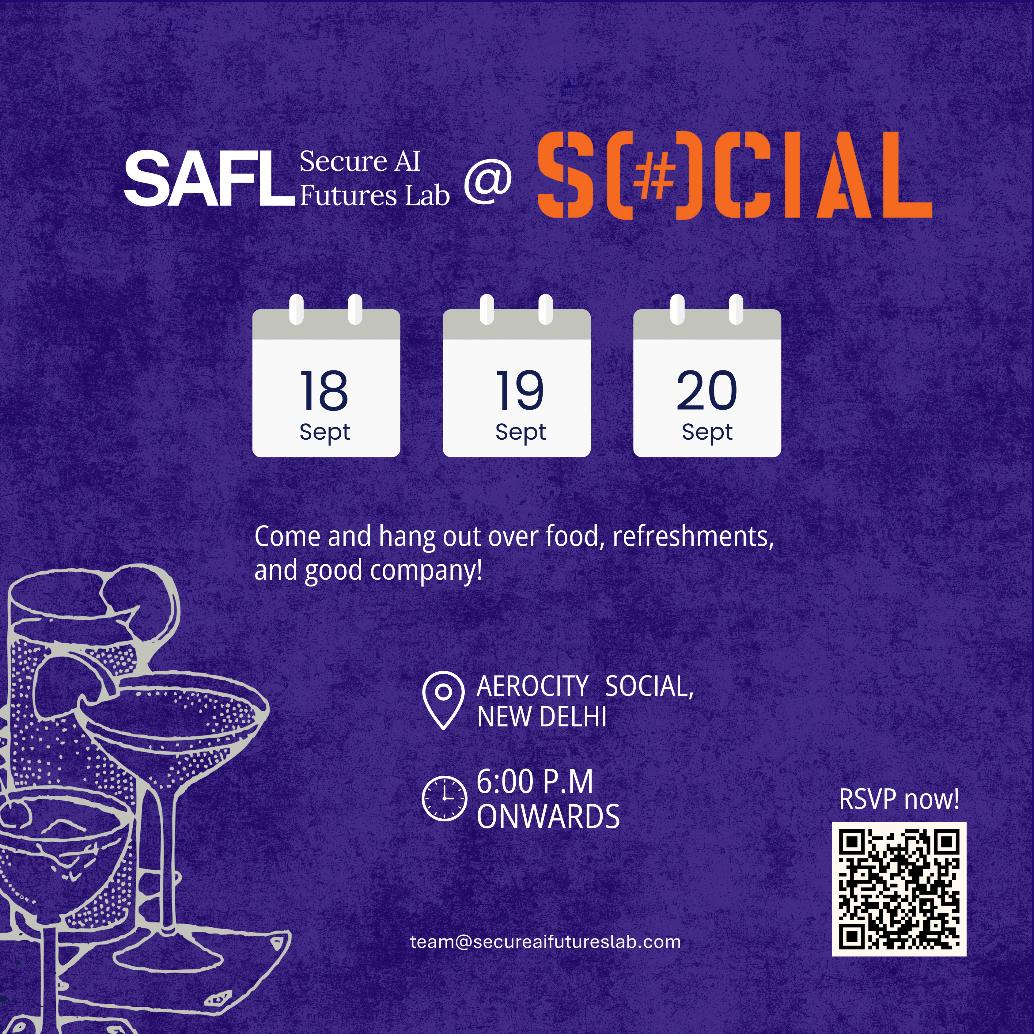 SAFL Socials (20th Sept) @ EAGxIndia 2026