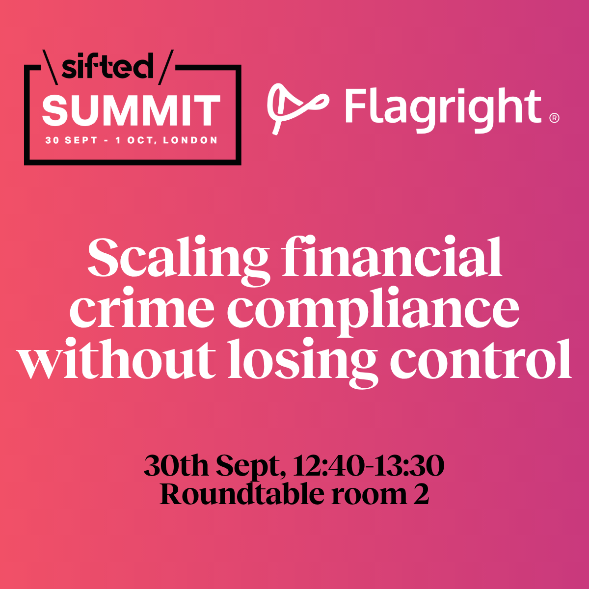 Scaling financial crime compliance without losing control