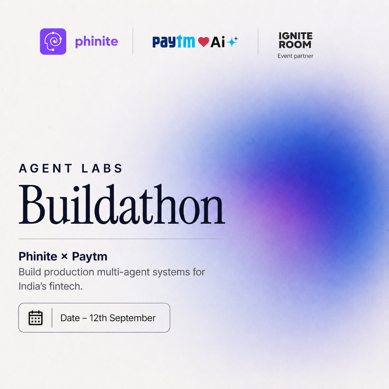 Agent Labs Buildathon: Phinite × Paytm