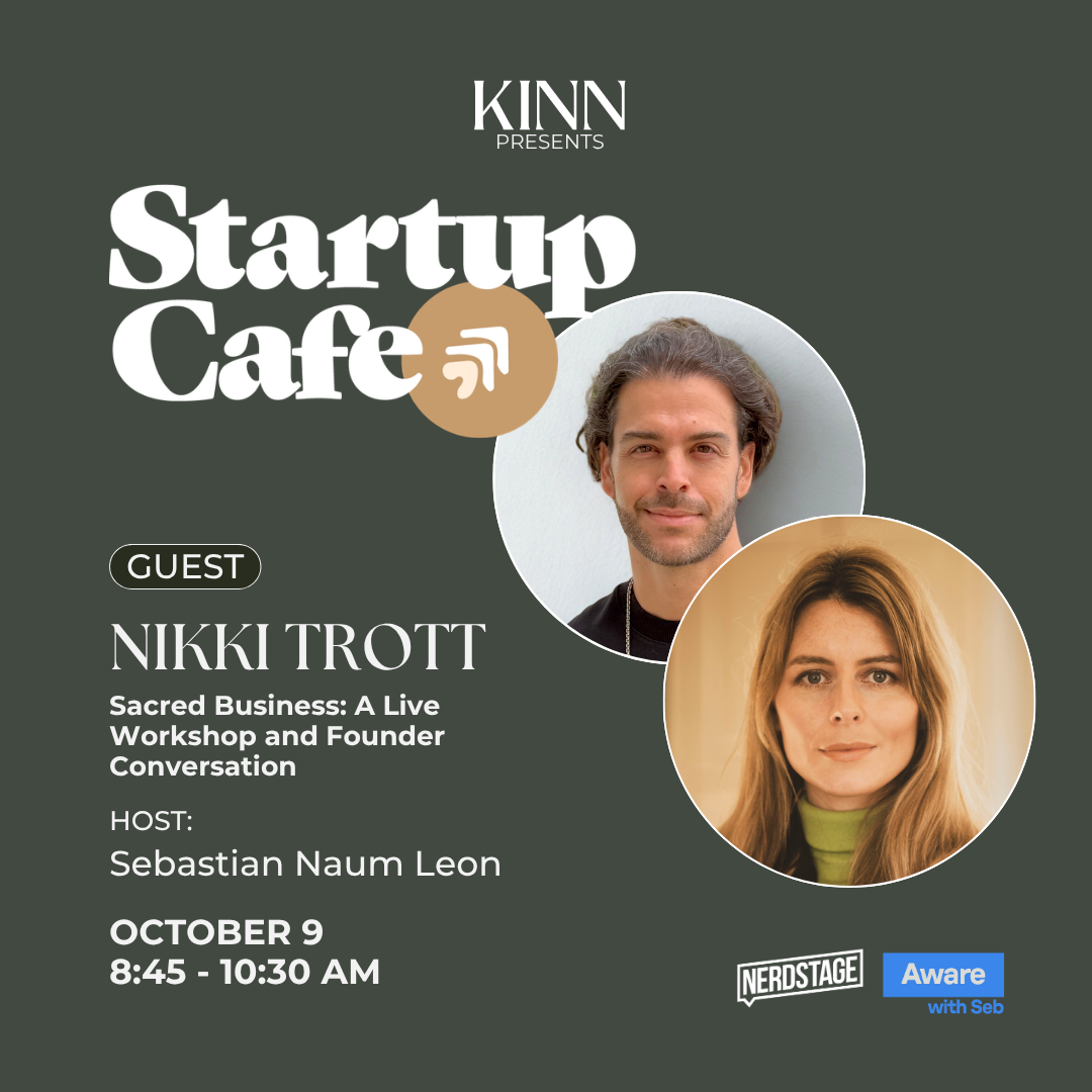 Startup Café: Sacred Business and the Truth About Profit and Purpose