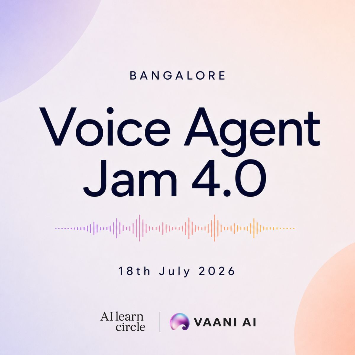 Voice Agent Jam 4.0: AILC x Vaani AI