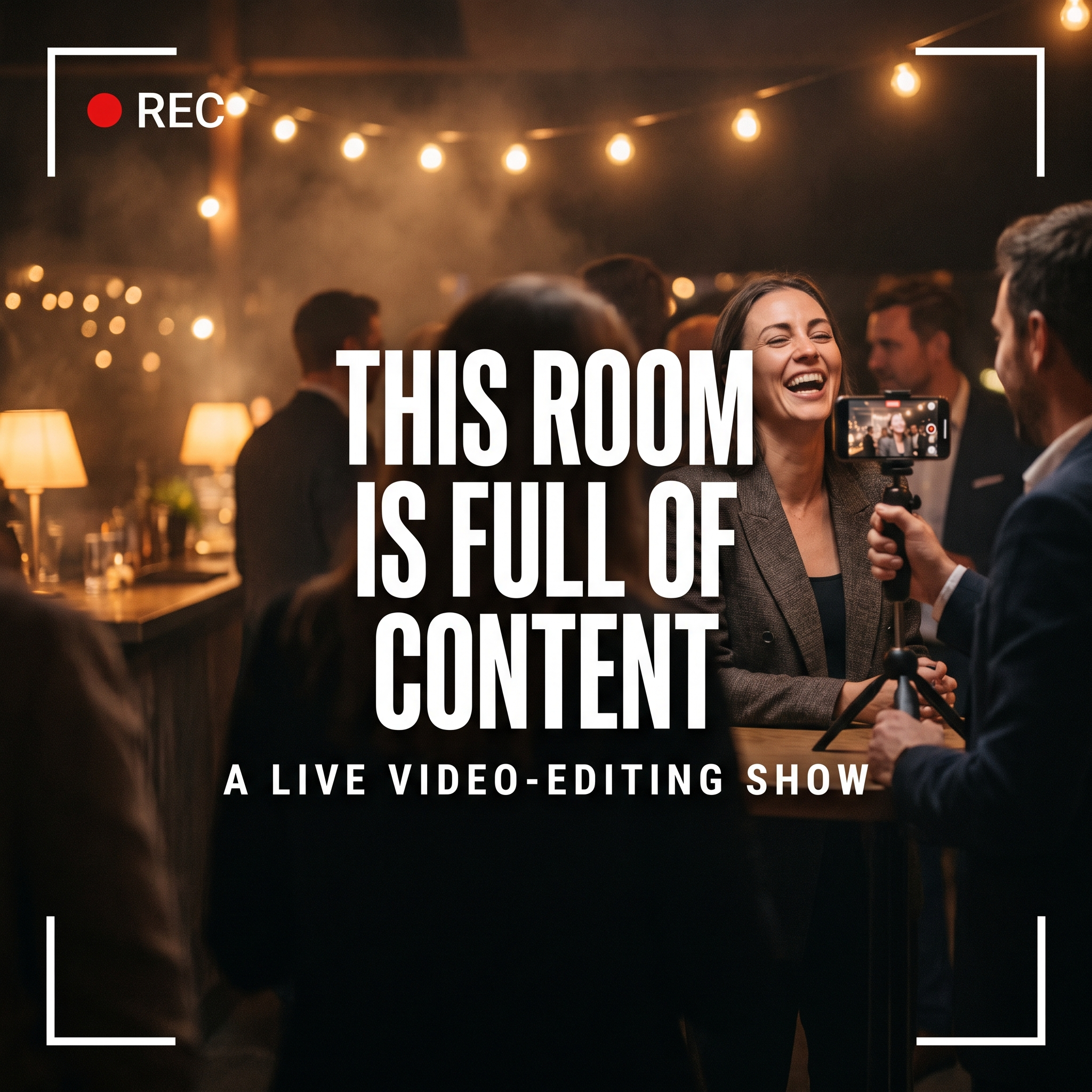Vozes da Mente Empresarial: Um Show de Edição de Vídeo Ao Vivo