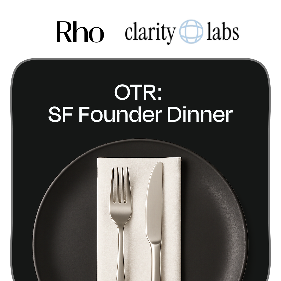 OTR: SF Founder Dinner