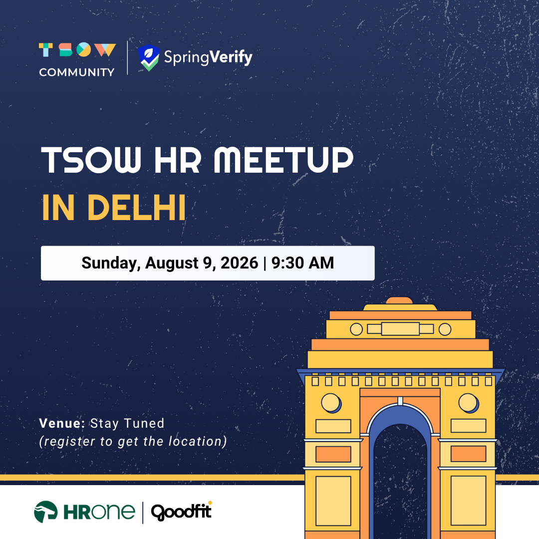 TSOW HR Meetup in Delhi