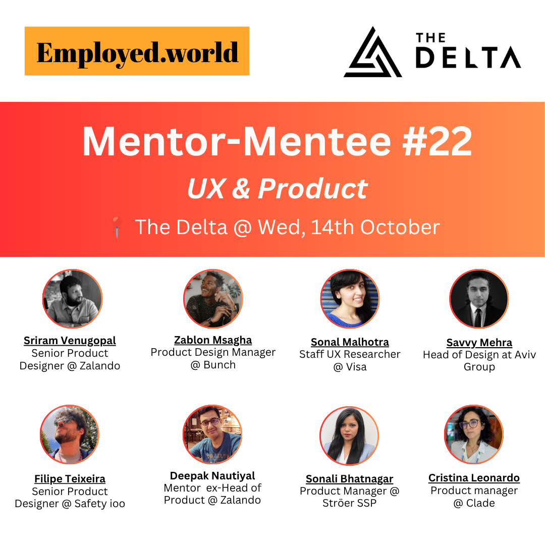 Mentor-mentee Meetup #22: UX & Product Management
