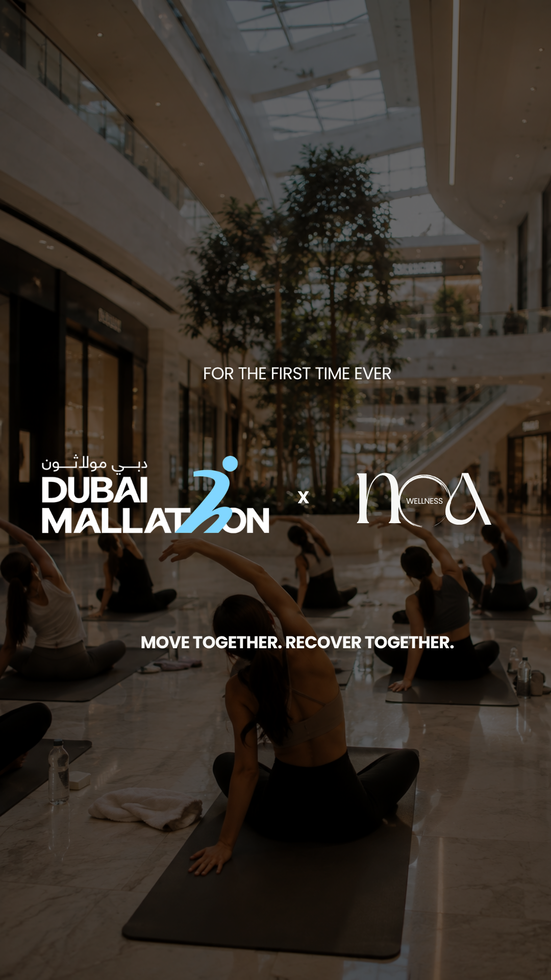 Dubai Mallathon x NOA | Йога и растяжка после забега
