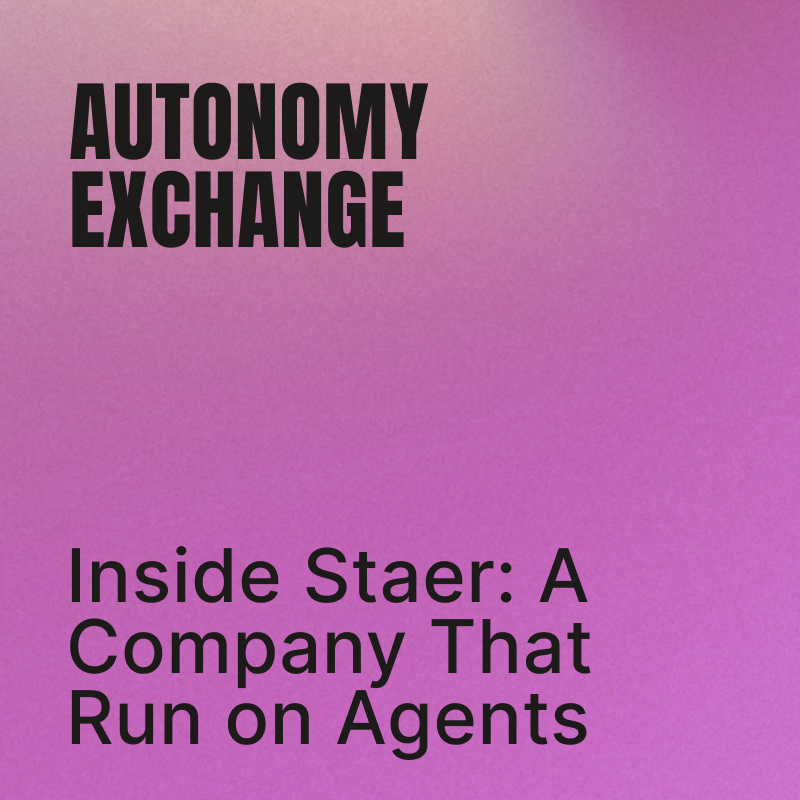 Inside Staer: Ein Unternehmen, das auf Agenten basiert