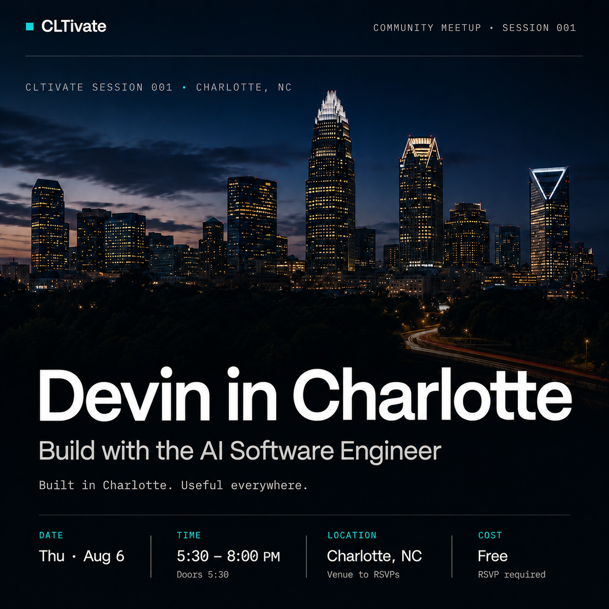 Devin à Charlotte