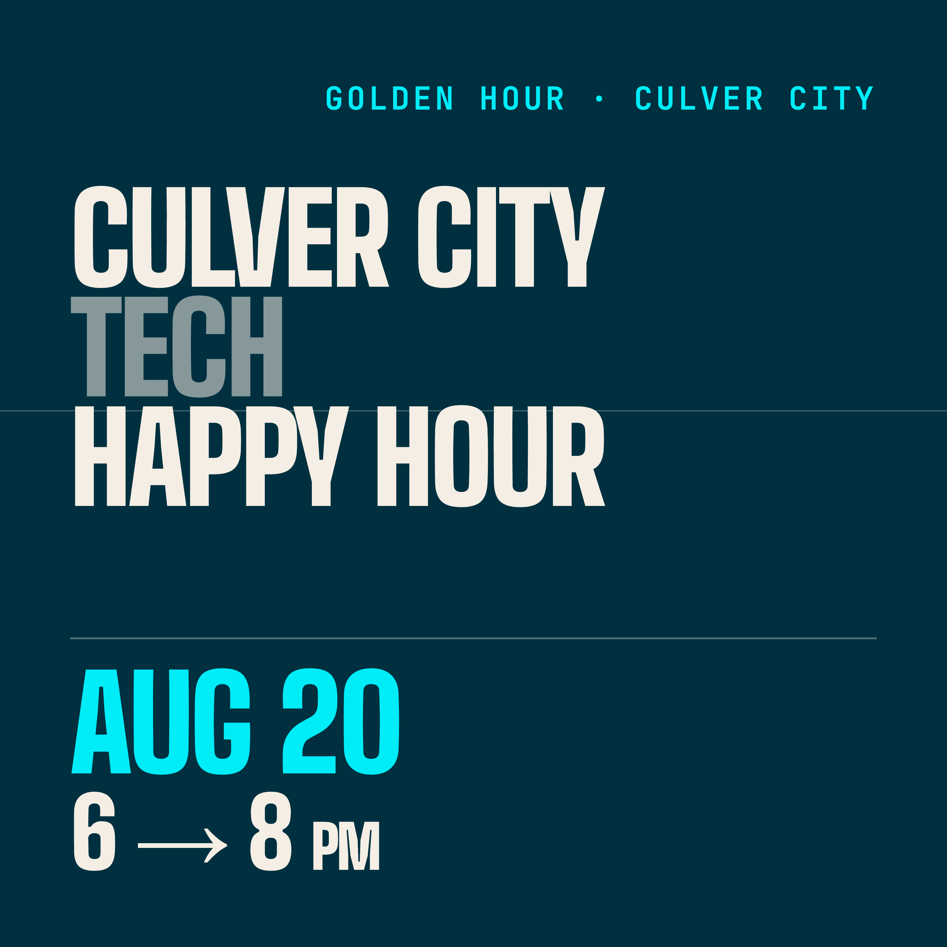 LA Tech Happy Hour - Culver City