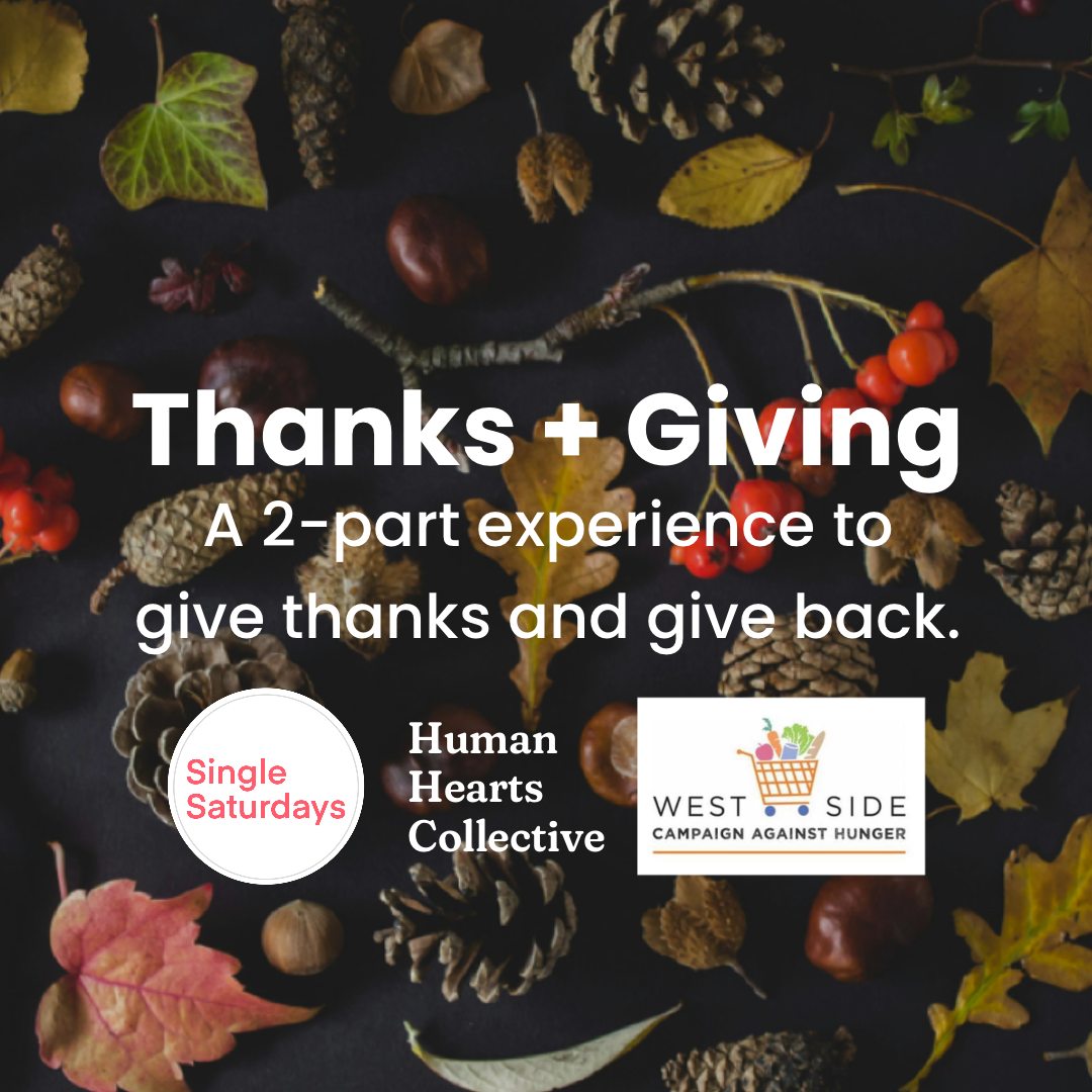 Event image for Thanks + Giving (part 1: giving thanks) in Tribeca, Manhattan