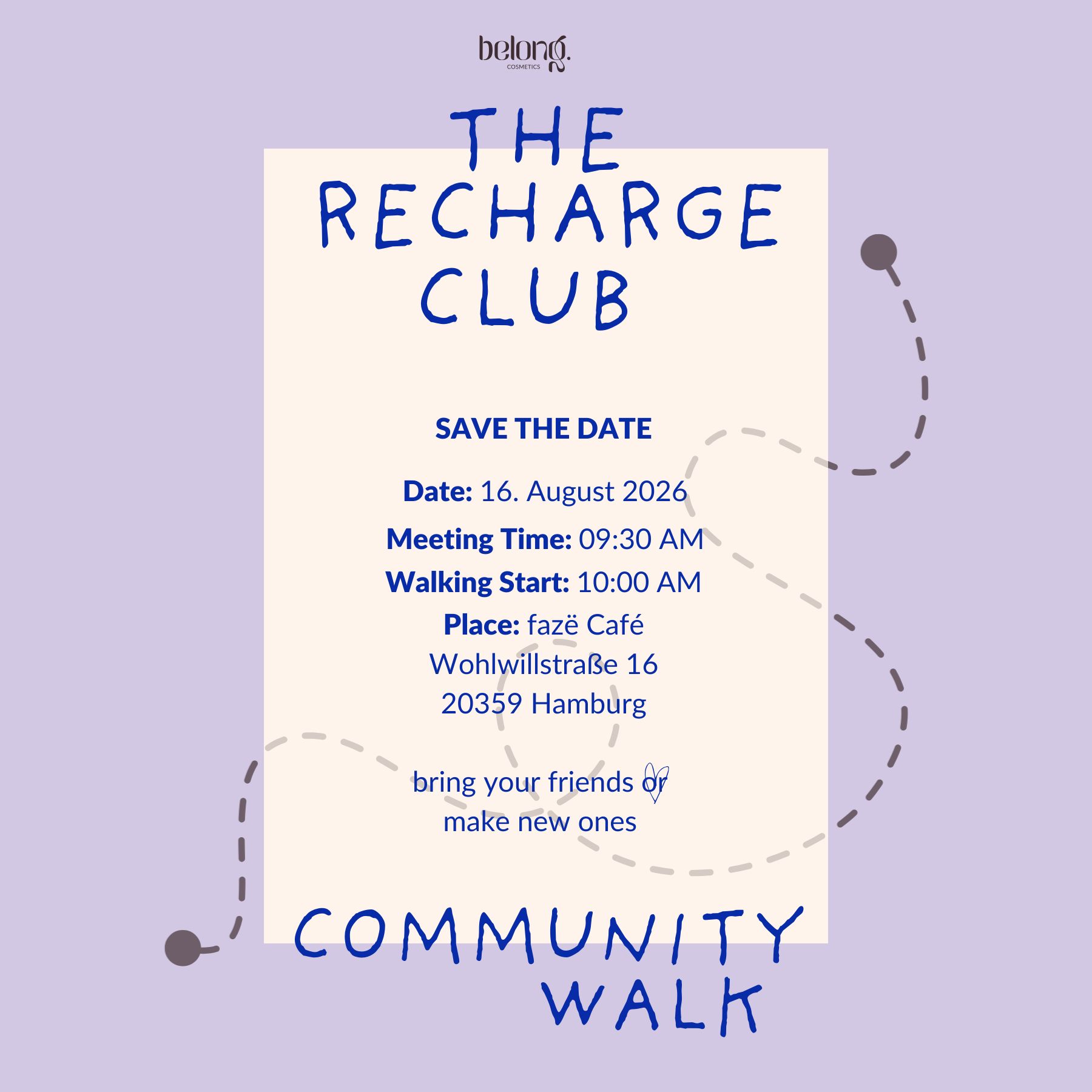 The Recharge Club – Community Walk Vol. 2